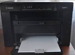 Ремонт принтера Сanon MF3010 замятие бумаги