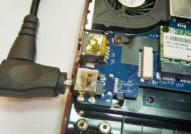 Ремонт ноутбука Asus K73S замена разъема и чистка