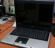 Ремонт контроллера питания ноутбука Acer Aspire 5100 который не включается