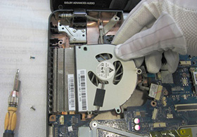 Ремонт ноутбука toshiba Satellite A660 чистка ноутбука